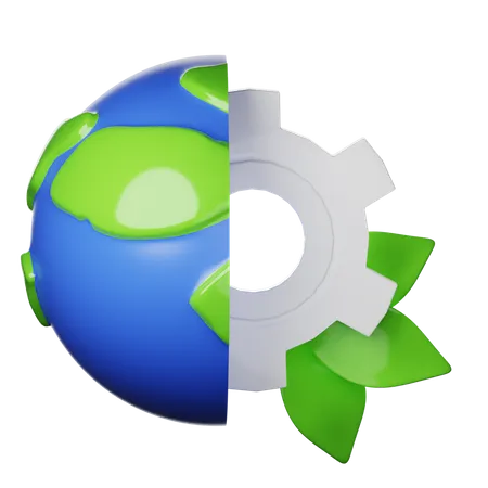 Nature Earth Process  3D Icon