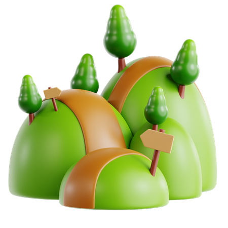 Nature Trail  3D Icon