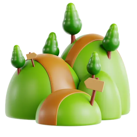 Nature Trail  3D Icon