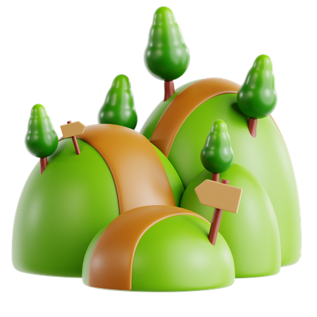 Nature Trail  3D Icon