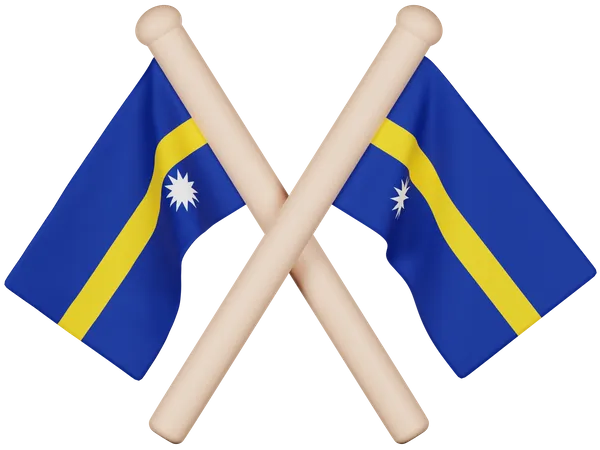 Nauru Flag  3D Icon