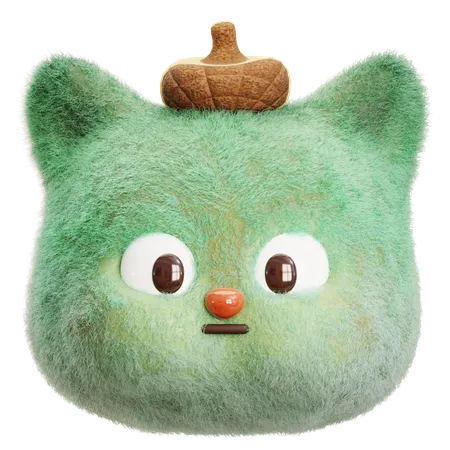 Nauseated Squirrel Face  3D Icon