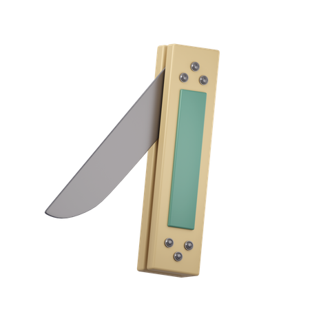 Cuchillo plegable  3D Icon