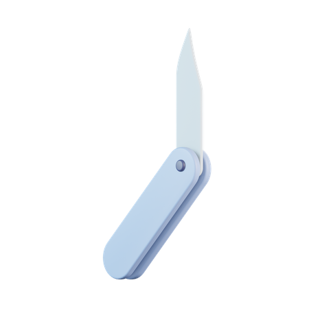 Cuchillo plegable  3D Icon