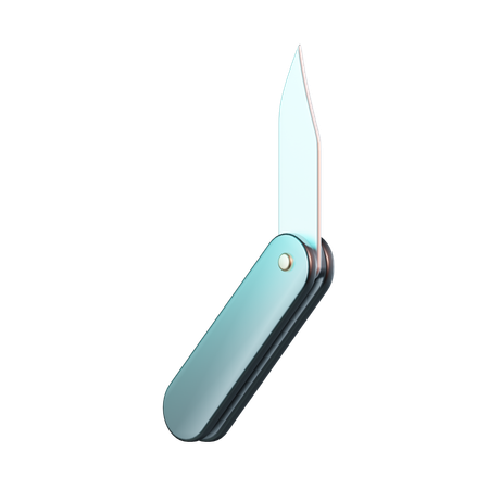 Cuchillo plegable  3D Icon