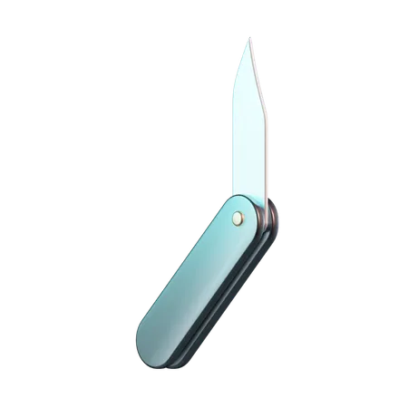 Cuchillo plegable  3D Icon