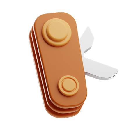 Cuchillo de bolsillo  3D Icon