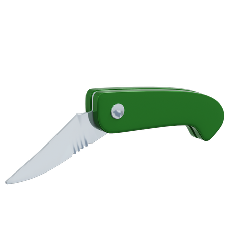 Cuchillo plegable  3D Icon