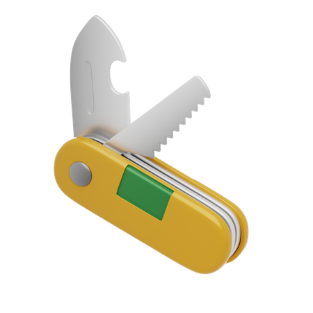 Cuchillo de bolsillo  3D Icon