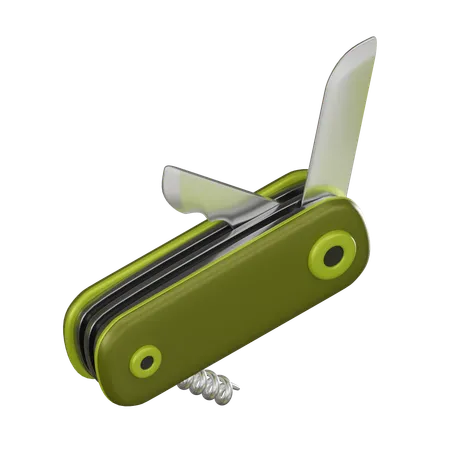 Cuchillo de bolsillo  3D Icon