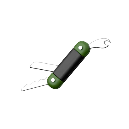 Cuchillo de bolsillo  3D Icon