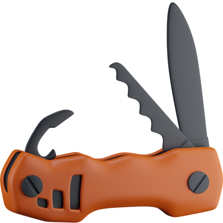 Cuchillo de bolsillo  3D Icon