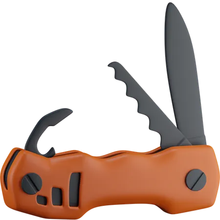 Cuchillo de bolsillo  3D Icon