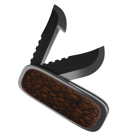 Cuchillo plegable  3D Icon