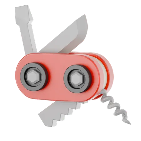 Cuchillo suizo  3D Icon