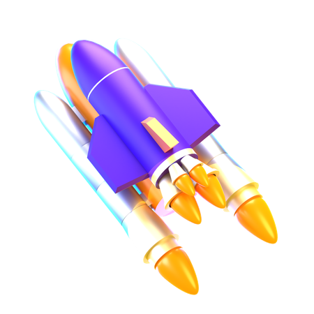 Astronave  3D Icon