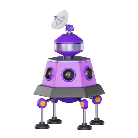 Astronave  3D Icon