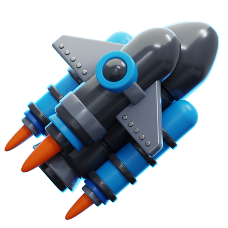 Nave espacial  3D Icon