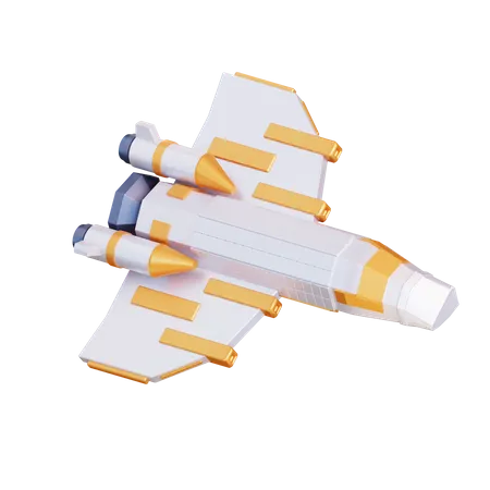 Astronave  3D Illustration