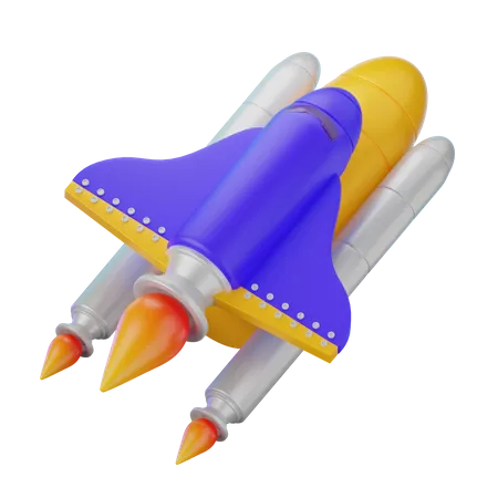 Nave espacial  3D Icon