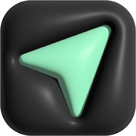 Navegação  3D Icon