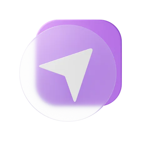 Navegação  3D Icon