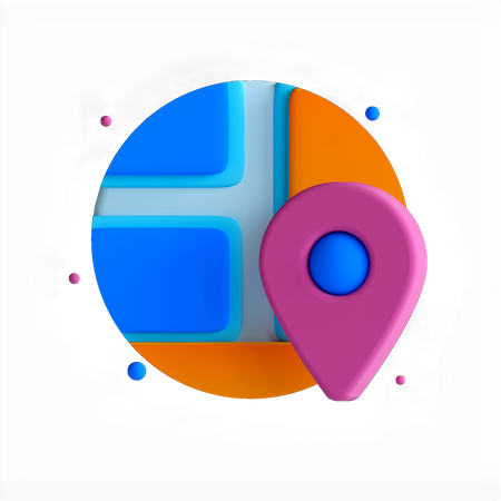 Navegação  3D Icon