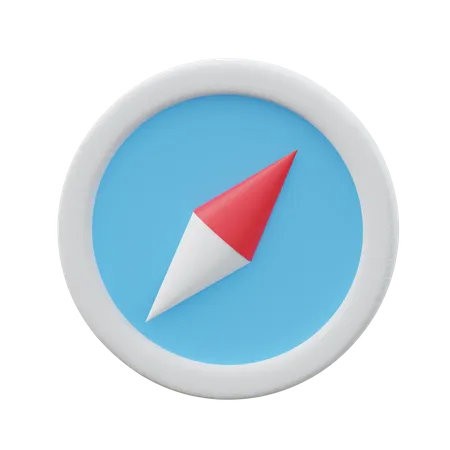 Navegação  3D Icon