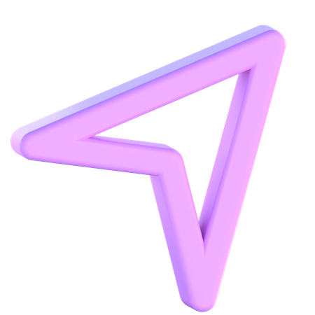 Navegação canto superior direito  3D Icon