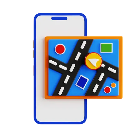 Navegação GPS  3D Icon