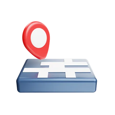 Navegação no mapa  3D Icon