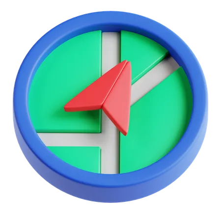 Navegación  3D Icon