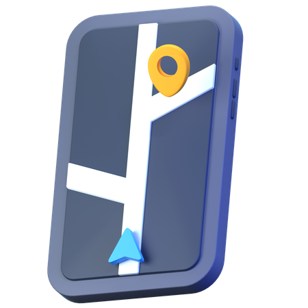 Navegacion GPS  3D Icon