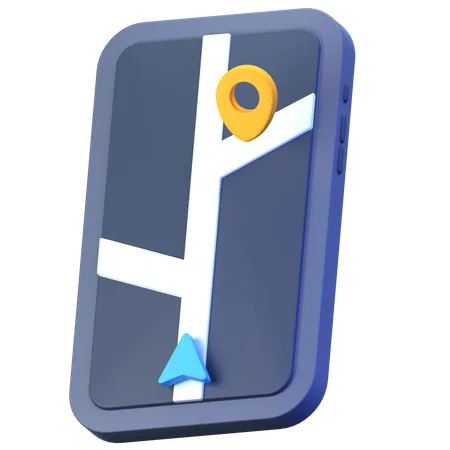 Navegacion GPS  3D Icon