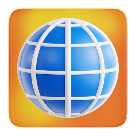 Navegar por internet  3D Icon