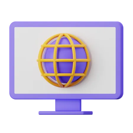 Navegador da Web  3D Icon