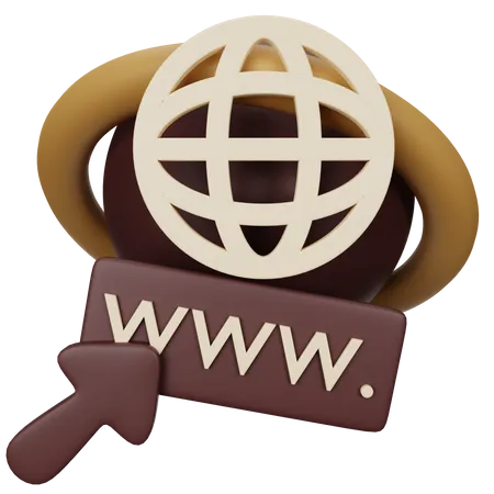 Navegador da Web  3D Icon