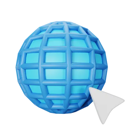Navegador da Web  3D Icon