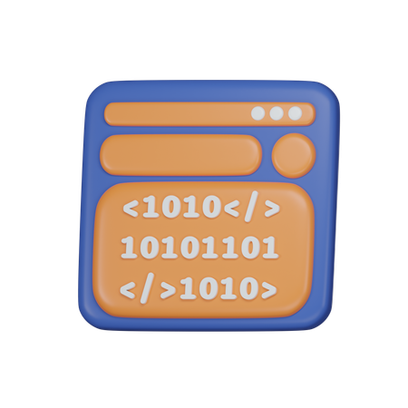 Navegador de codificación  3D Icon