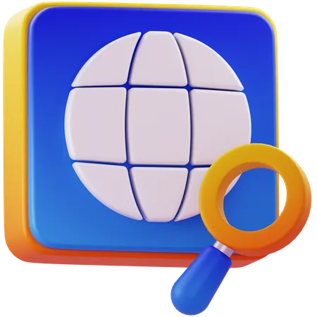 Navegador da Web  3D Icon