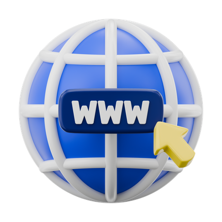 Navegador da Web  3D Icon