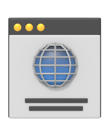 Navegador da Web  3D Icon