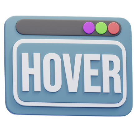 Pasar el cursor por el navegador  3D Icon