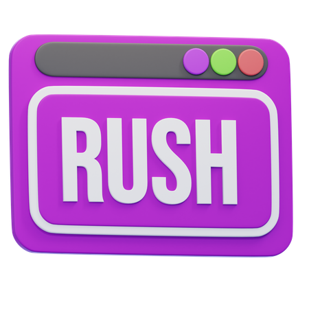Avalancha de navegadores  3D Icon