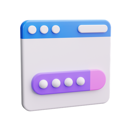 Navegador seguro  3D Icon