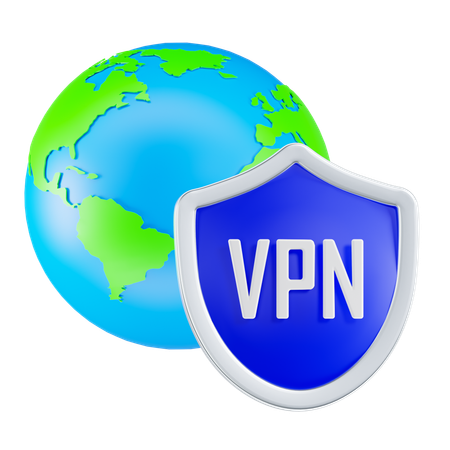 Navegador vpn  3D Icon