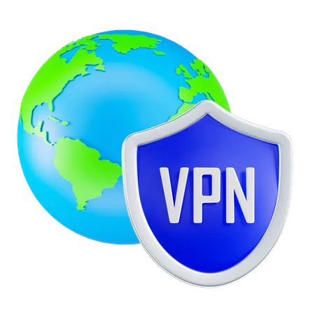 Navegador vpn  3D Icon