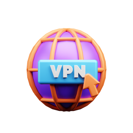 Navegador vpn  3D Icon
