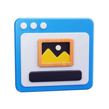 Navegador web  3D Icon