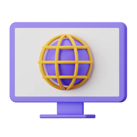 Navegador web  3D Icon